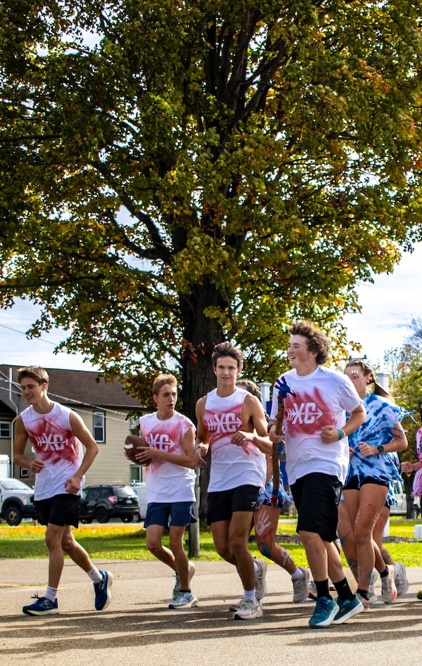 The Ball Never Stopped; River Hawks Cross-Country runs the ball home, officiating homecoming activities