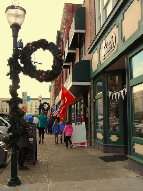 Village wreaths radiate Christmas cheer!