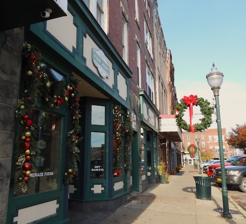 Village wreaths radiate Christmas cheer!