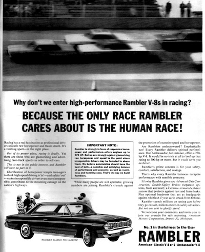 Cars We Remember/Collector Car Corner; The lightweight 1969 AMC SC/Rambler was the ‘real’ AMC hot one