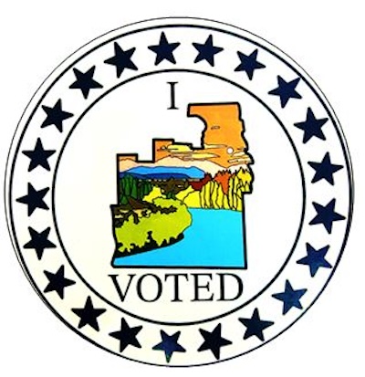 ‘I Voted’ contest stickers make their debut during this year’s General Election