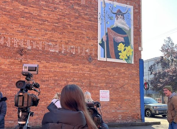 Moondog Mural Unveiled in Owego