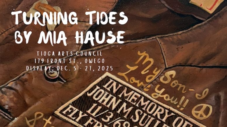 Turning Tides: a solo exhibition by Mia Hause Presented at TAC in December
