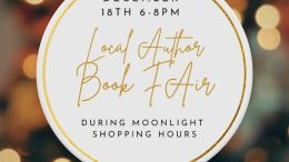 Local Author Book Fair taking place during Moonlight Shopping