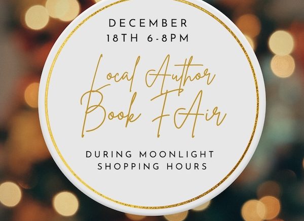 Local Author Book Fair taking place during Moonlight Shopping