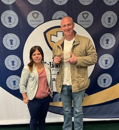 Dr. Eric Sarnicola Presented with the Senator Patricia M. McGee Award