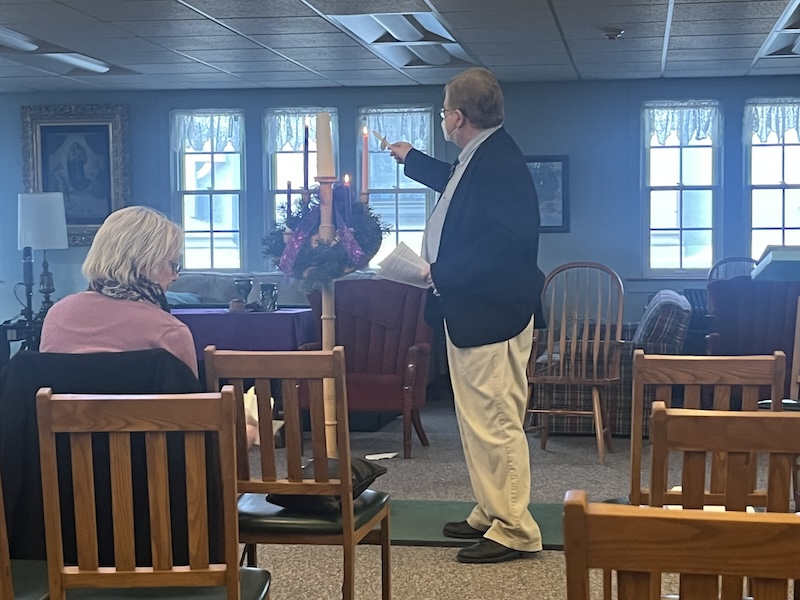 Blue Christmas celebrated with service on winter solstice