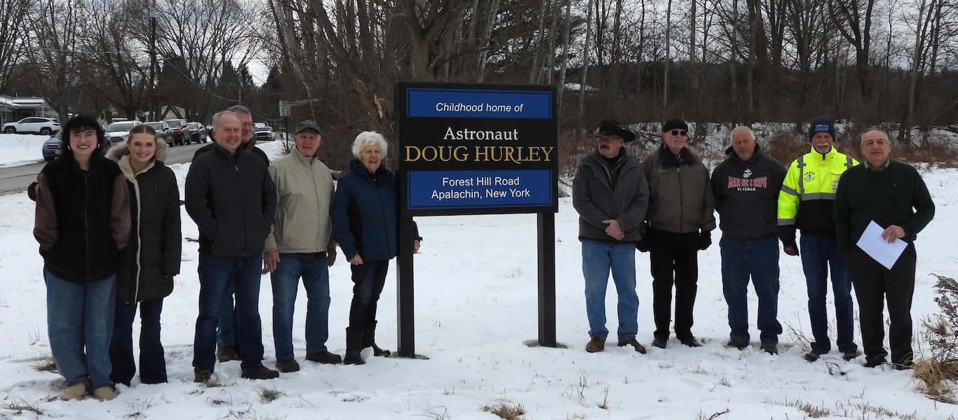 New Apalachin sign honors hometown hero