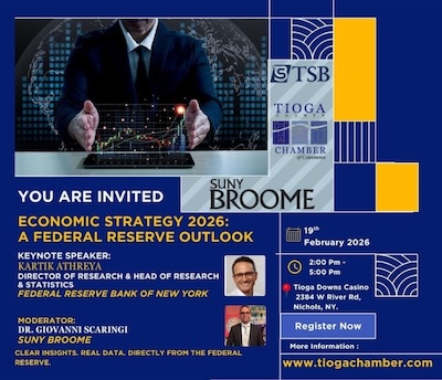 Tioga County Chamber of Commerce Hosts First-Ever Federal Reserve Economic Presentation in Tioga County