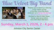 The Blue Velvet Big Band returns to Johnson City for ‘Swing into Spring’ performance