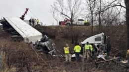 NYSP: Fatal tractor trailer accident forces double highway lane closure