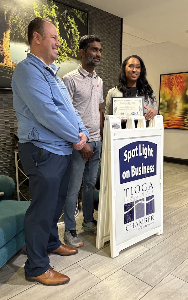 Where Hospitality Meets Opportunity; Tioga County Chamber Highlights Best Western and Hampton Inn in March 2026 Business Spotlight