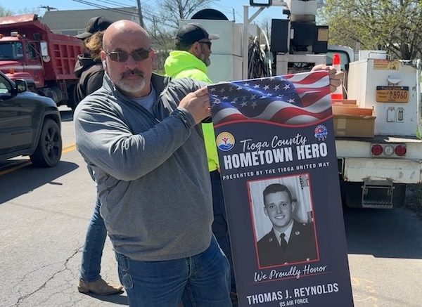 Hometown Heroes on Display in Downtown Owego; First installation on-track to meet Memorial Day goal