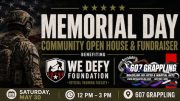 Veteran-Owned 607 Grappling to Host Memorial Day Community Fundraiser Benefiting the We Defy Foundation