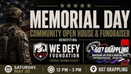 Veteran-Owned 607 Grappling to Host Memorial Day Community Fundraiser Benefiting the We Defy Foundation