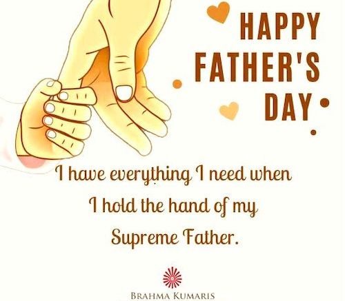 We have two fathers: a physical father and a spiritual father