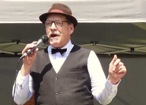 Local crooner is taking it to the streets!