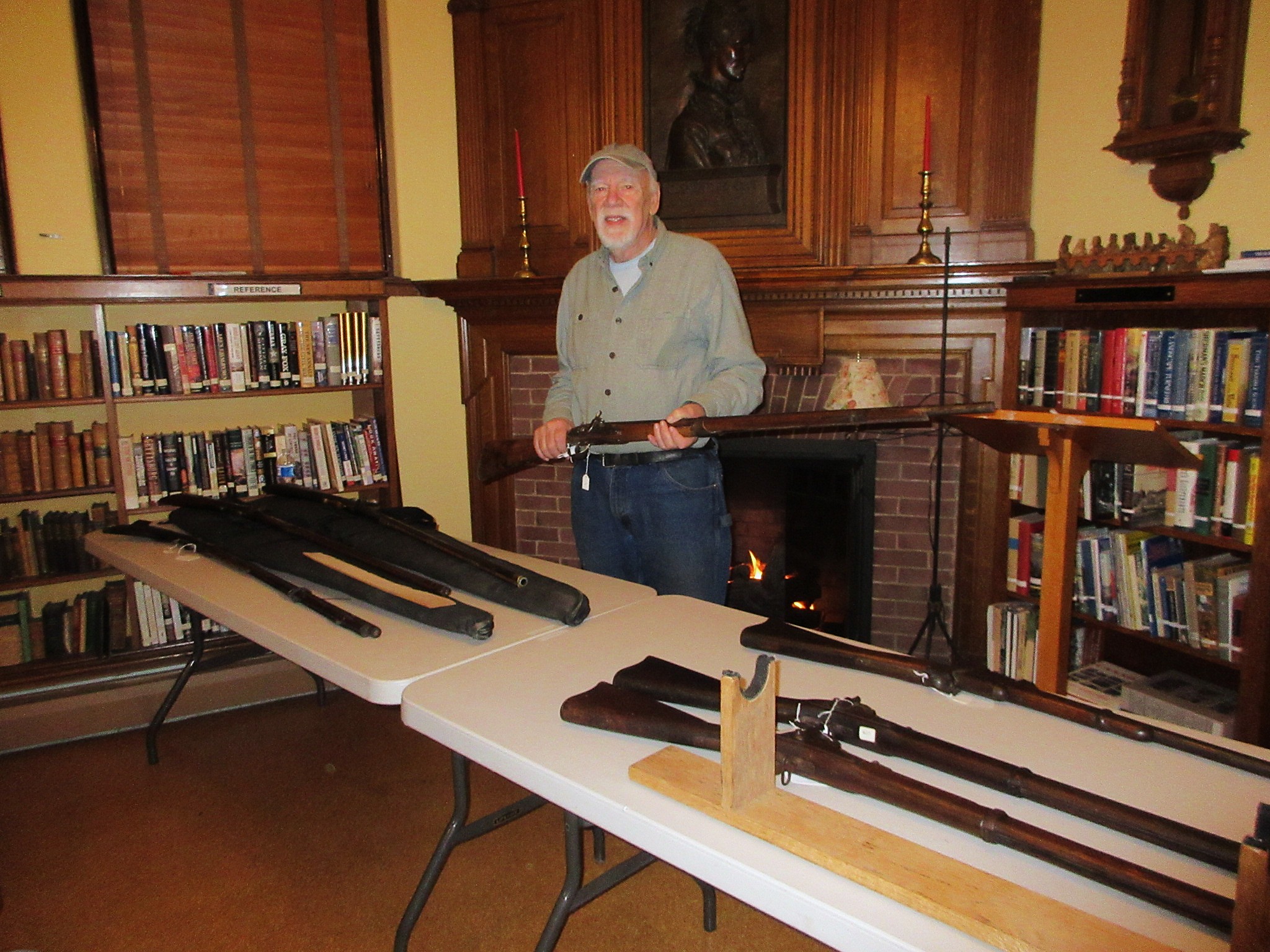 Historical Society Fireside Chat on Historical Firearms draws enthusiasts